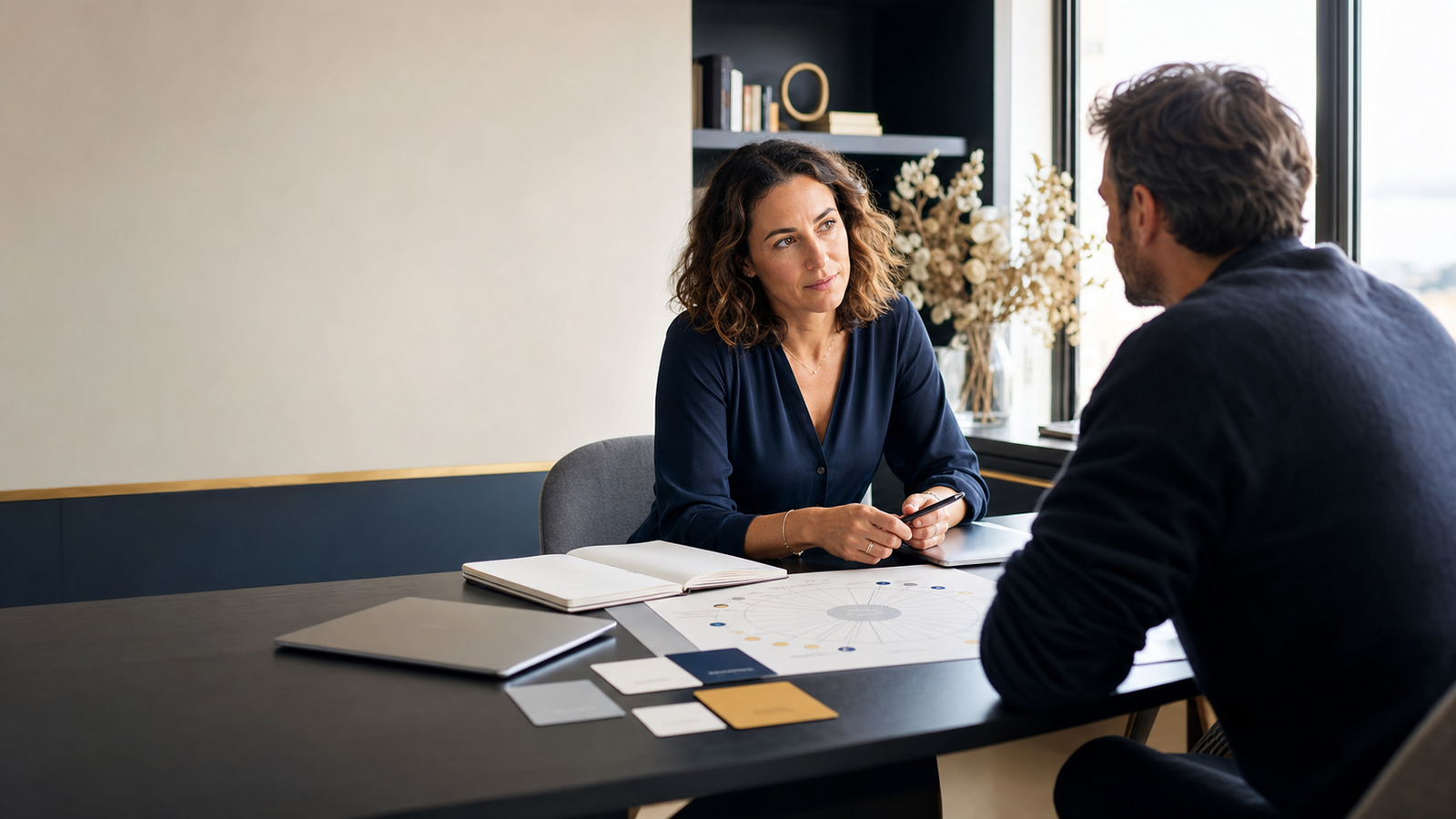 Entretien confidentiel de bilan de comp&eacute;tences avec un consultant ACTES MANAGEMENT