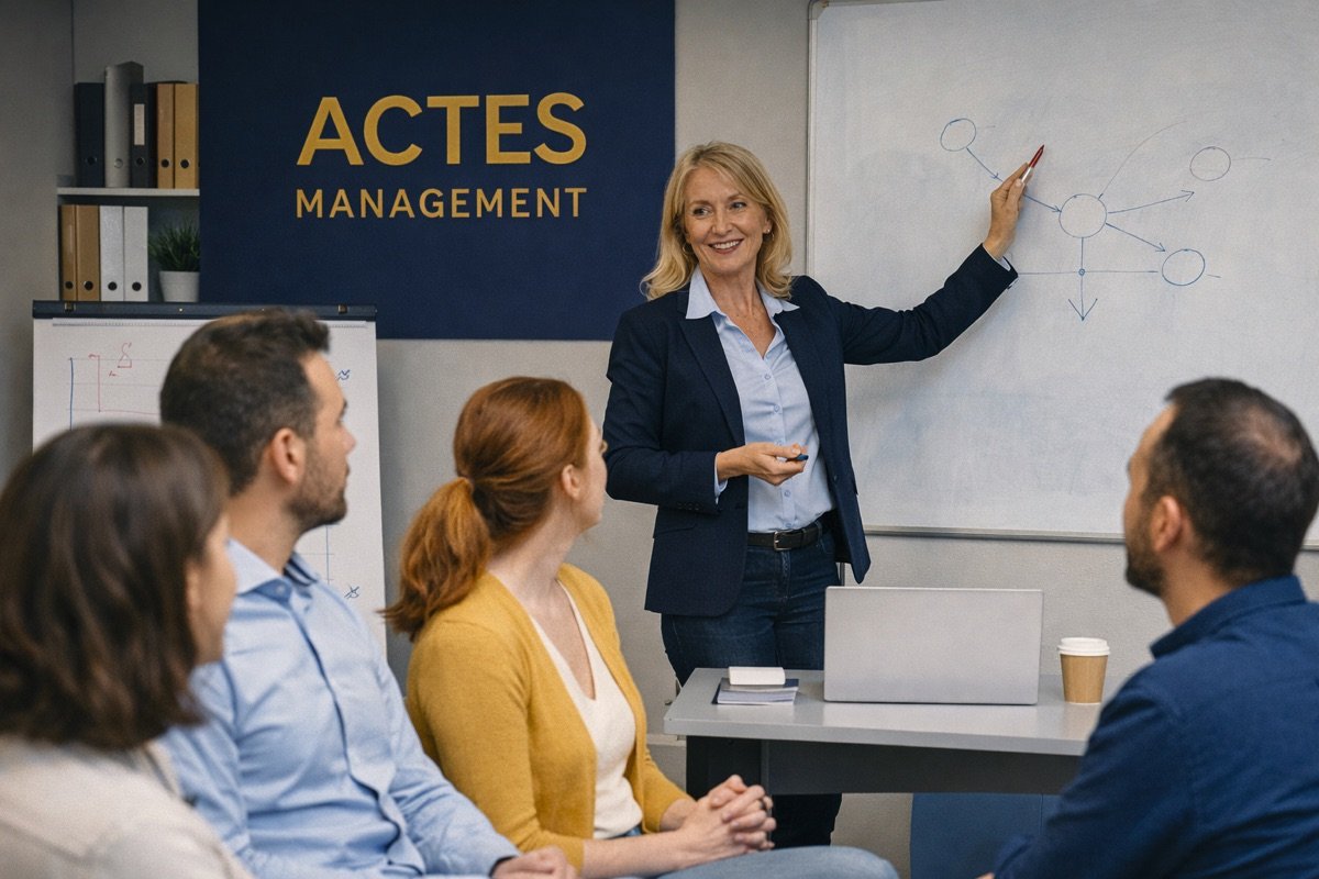 Formation management en entreprise avec ACTES MANAGEMENT