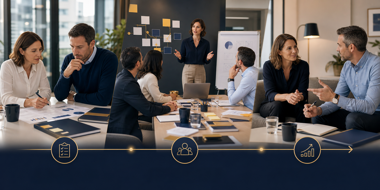 Parcours de formation ACTES MANAGEMENT avec cadrage, animation et bilan d’impact